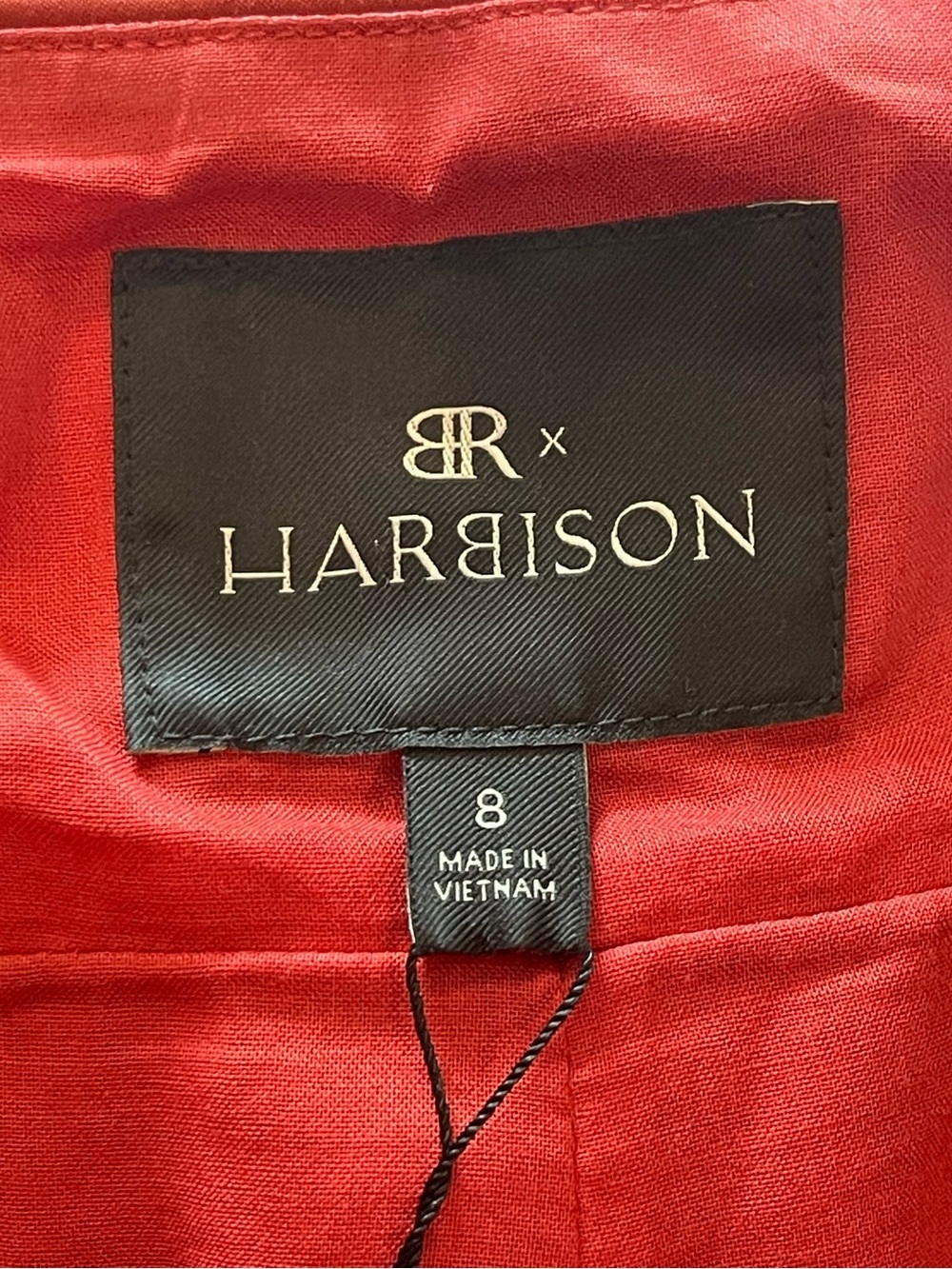 NWT Banana Republic x Harbison Smocked Apron Midi Dress, Sleeveless, Red Clay, 8 - Picture 6 of 16